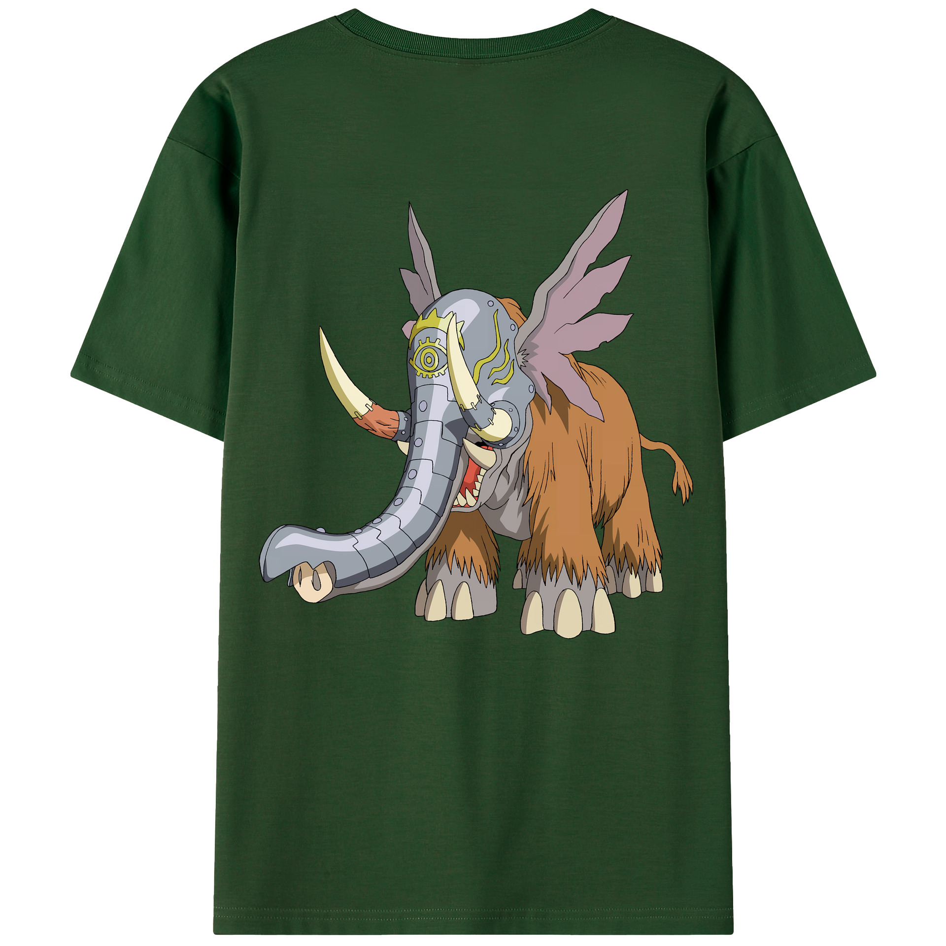 （画像用） Digimon デジタルモンスター/デジモン 綿100％半袖Tシャツ（背面プリント）